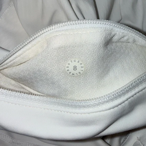 Lululemon Pace Rival Skirt (Tall) * 4-way Stretch in White Size 8 Tall - Picture 11 of 14